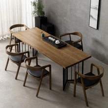 新中式实木茶桌椅组合功夫茶台现代简约办公室茶几茶室民宿泡茶桌