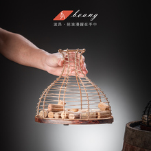 ✅高颜值红酒塞收纳筐葡萄酒瓶塞收集篮家用酒柜摆件软木塞创意架