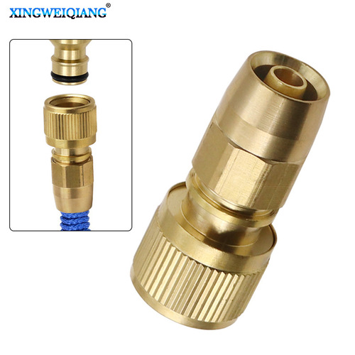 Wholesale all-copper telescopic water pipe joints, latex pipe joints, flower watering, car washing, water gun quick connectors, brass quick connectors