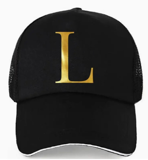 English Letter Trucker Cap 26英文字母印花棒球帽男女情侣网帽|undefined