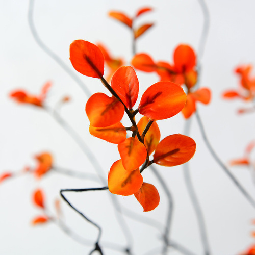 Simulated small spring leaves, large branches, autumn leaves, fake branches, simulated plant leaves, new Chinese style line entwining floral landscaping