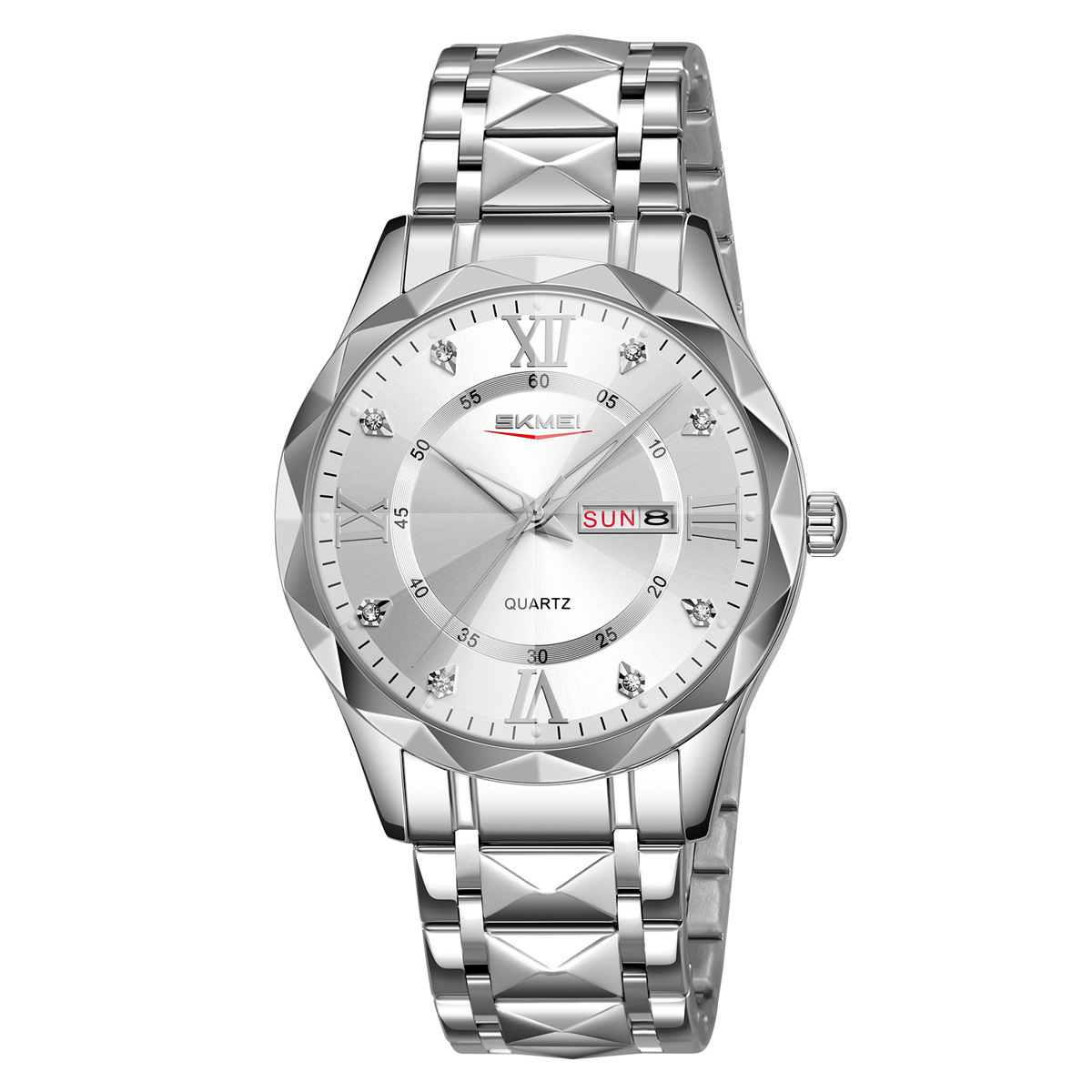Momento de belleza pareja impermeable reloj calendario de luz nocturna reloj de pulsera transfronterizo caliente reloj de cuarzo fuente de fábrica al por mayor
