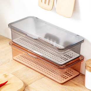 Chopstick Box with Lid, Dust-Proof and Drain-Proof, Household Kitchen Storage Rack, Plastic Chopsticks, Spoons, Forks and Cutlery Storage Box