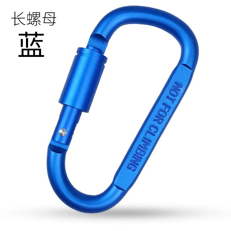 Cross -border hot -selling outdoor aluminum alloy fast hanging hook hook outdoor backpack hanging connection key large buckle