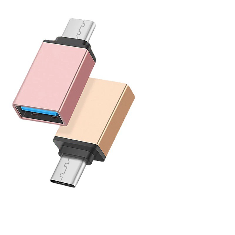 Подходит для Huawei, Xiaomi и Android, OTG-переходник Type‑C на USB (алюминиевый), для флешки и мыши