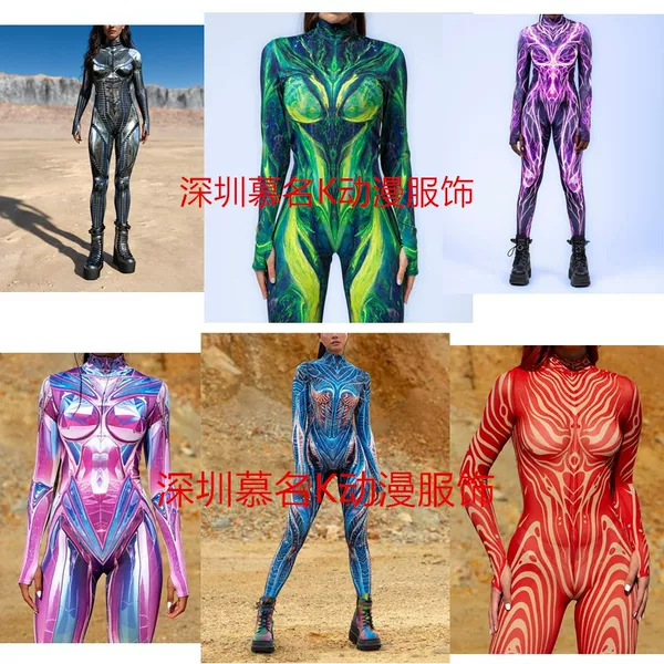 20.24million Holy New Tights 3D Digital Printing Adult Cosplay One-Piece Costume
