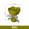 Hand-held flower [Grass Green] Small ribbon for gift