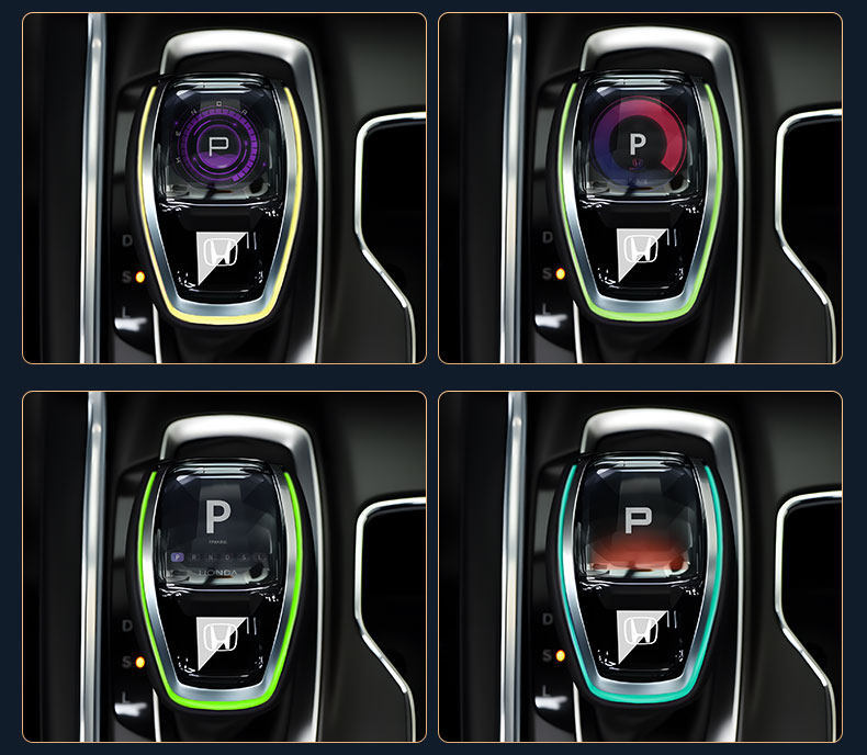 Suitable for Honda Crv, Hao Ying, Accord, Civic, Fit, Lingpai, Hrv, Vezel Lcd Crystal Gear Shift Knob