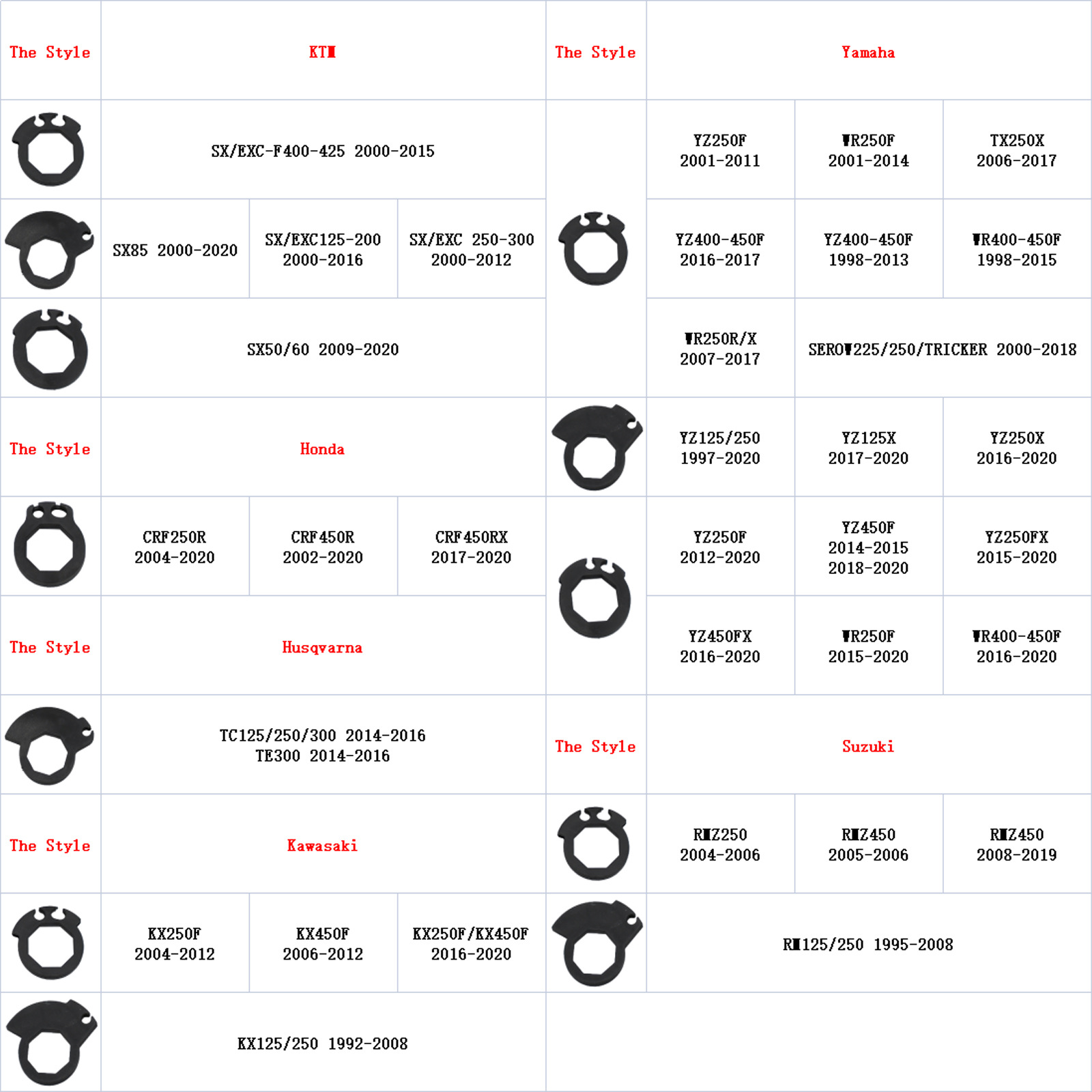 Cross-country motorcycle universal handle glue new non-slip soft rubber sleeve with self-locking function handle core G2