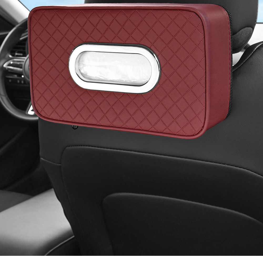 Car interior supplies car tissue box creative sun visor hanging sunroof chair back large capacity paper box