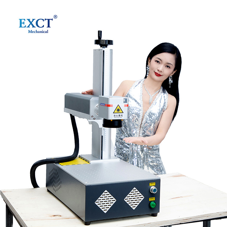 Máquina de marcado láser de mano máquina de codificación pequeña máquina de grabado portátil máquina de grabación láser automática de metal de fibra óptica