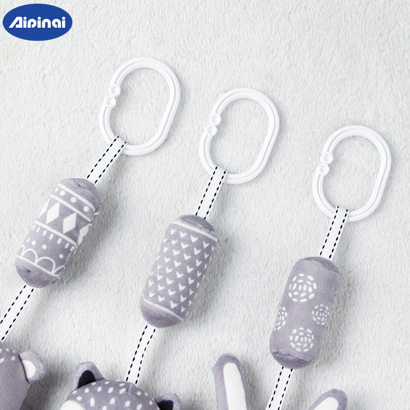 Aipinqi nuevo bebé carillones de viento coche colgante Estilo nórdico juguete cochecito recién nacido felpa animal colgante sonajero