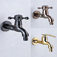 欧式高端洗衣机专用龙头拖把池水龙头仿古洗衣池单冷水龙头全铜