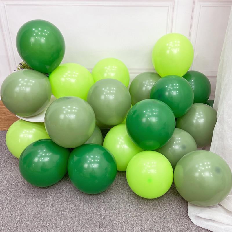 Globo temático del bosque Macaron, aguacate, zongzi verde, centro comercial de cumpleaños, decoración de jardín de infantes, decoración del Festival del Bote del Dragón