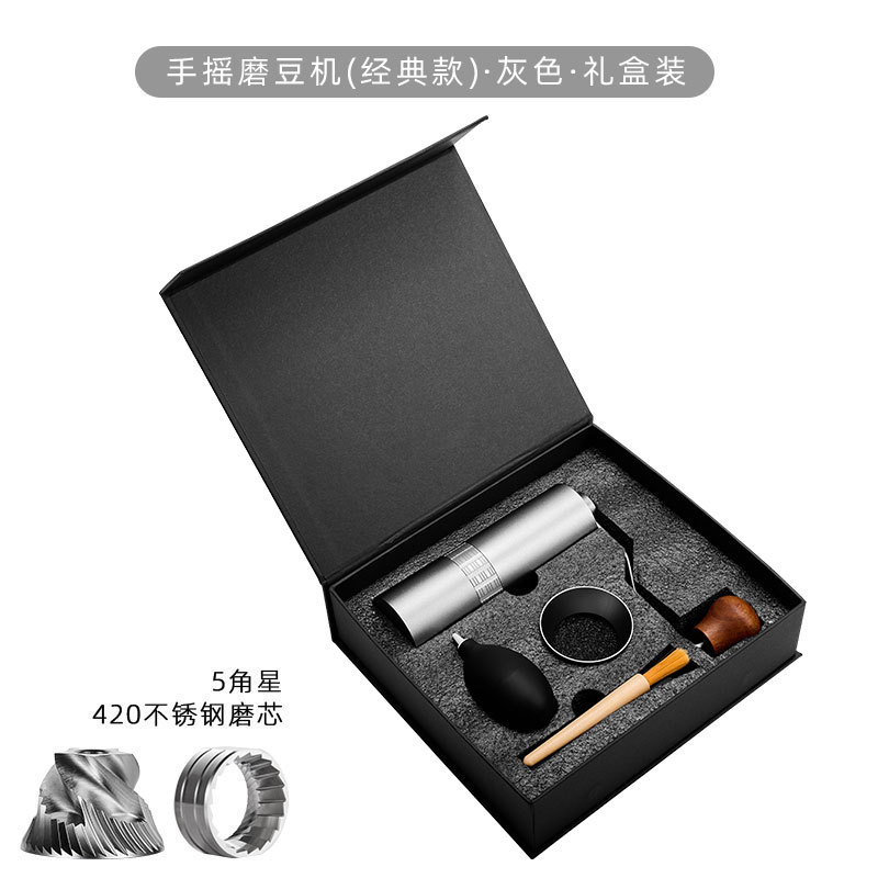 Molinillo de café manual con núcleo de acero CNC, molinillo de café para acampar al aire libre, molinillo de café manual
