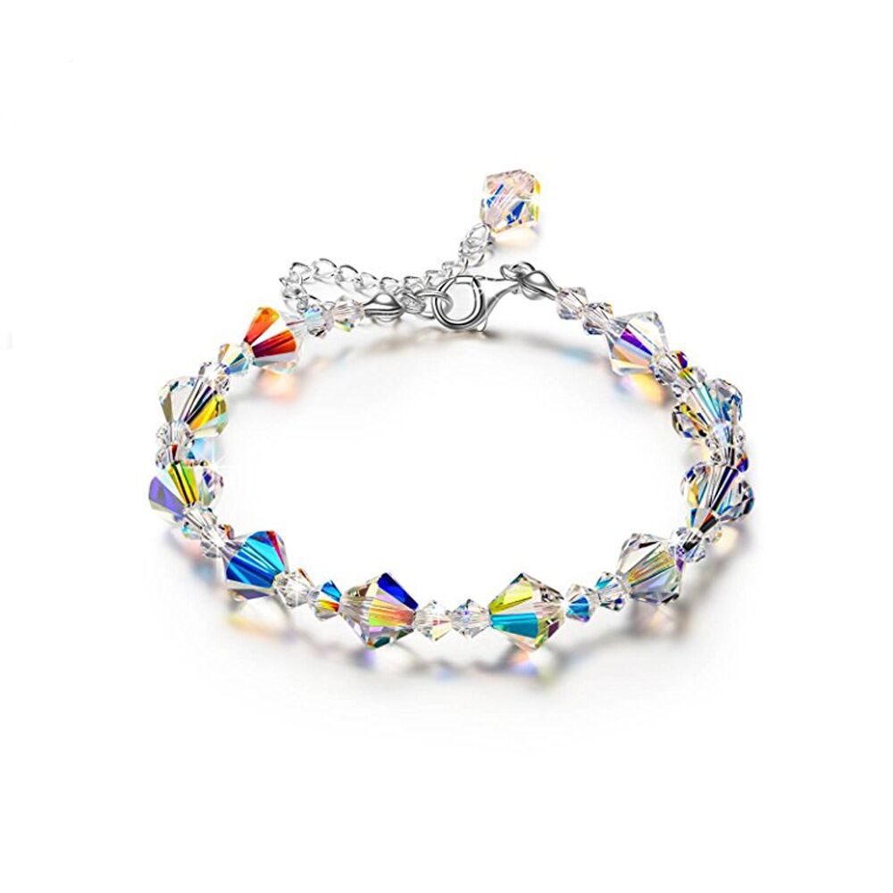 Simple Style Geometric Artificial Crystal Beaded Women's Bracelets display picture 2