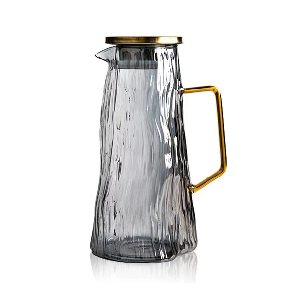 1.8 liter smoke grey glacier pot