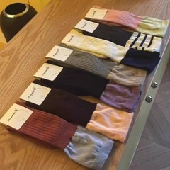 韓國東大門小腿襪子女網紅假兩件堆堆襪ins潮高筒長筒襪子