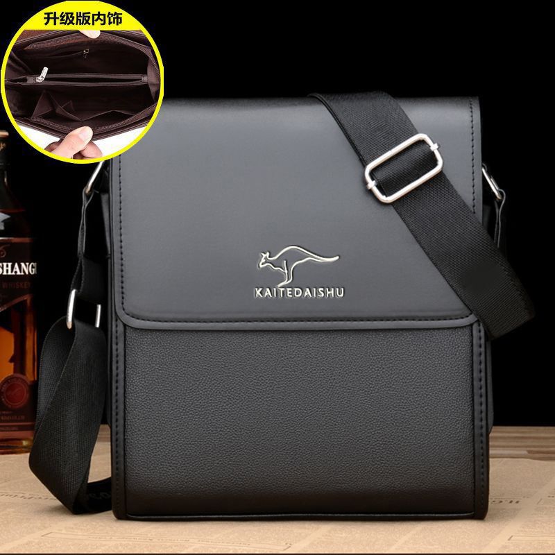 Factory direct men's bag 2022 Baoding Baigou business shoulder bag casual leather texture messenger bag Factory direct men's bag 2022 Baoding Baigou business shoulder bag casual leather texture messenger bag