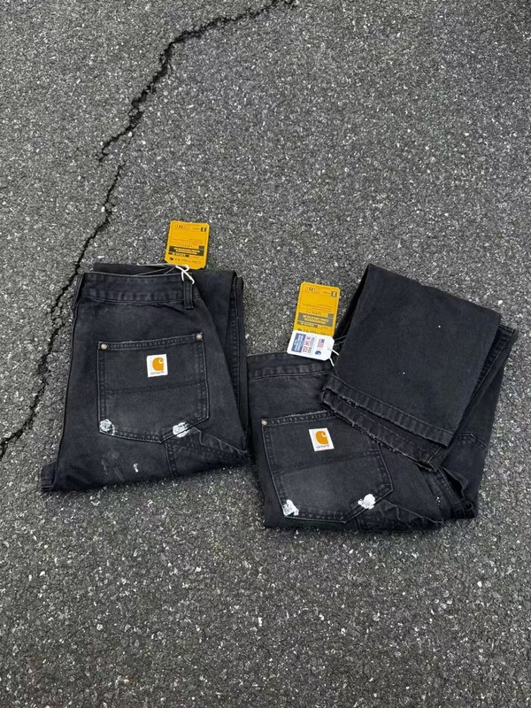 アメリカのトップクラスのvtg Carharttカハトのヴィンテージは墨をかけて穴を割って古い復古の木こりの日系をします。|undefined