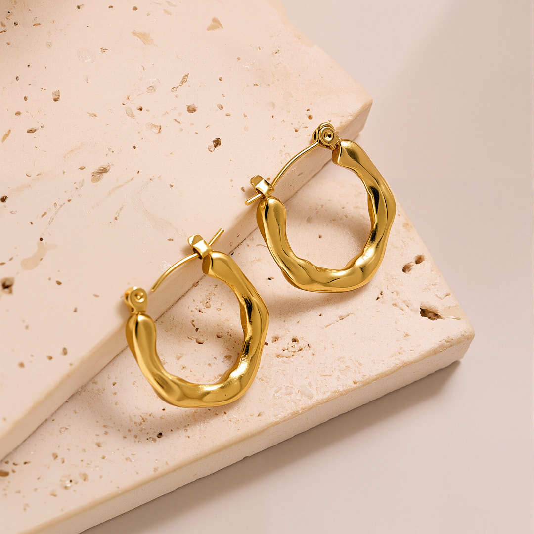 Eh073 earrings gold