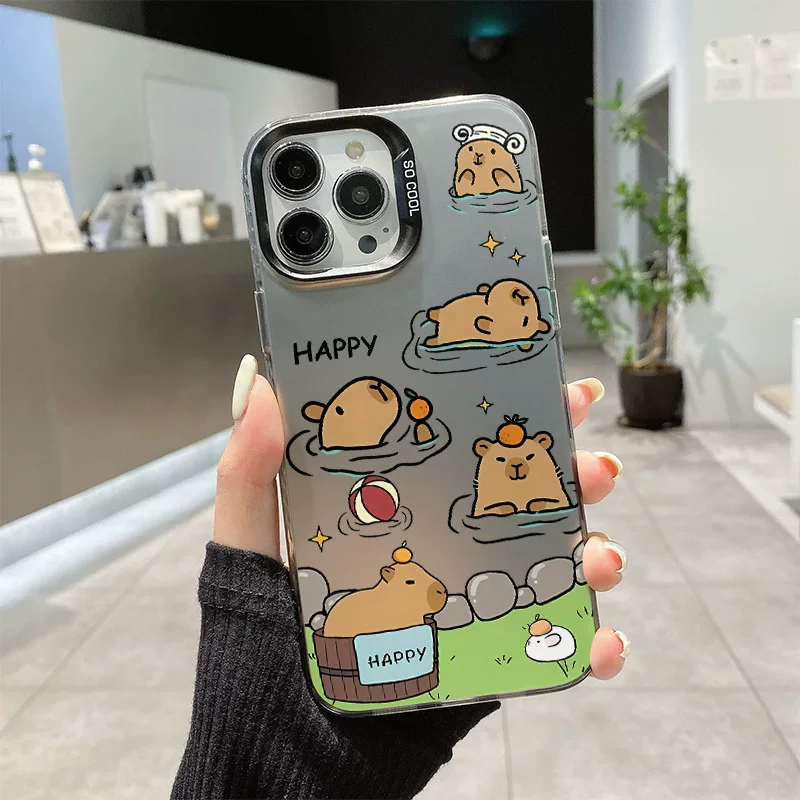 Apple, мультяшный совместимый чехол для iPhone 15, чехол Pro, 14