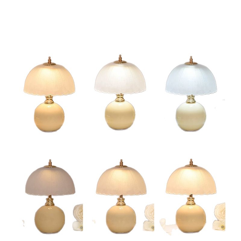 Atmosfera crema lámpara de ventana dormitorio de boda mesilla de cama de atmósfera lámpara de boda creativa cálida lámpara de noche regalo