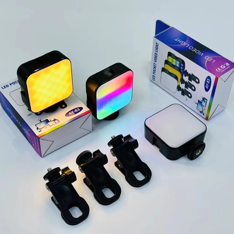 Ay-83Rgb Outdoor Photography Fill Light for Live Streaming and Photography, Portable White Light Ay-49 Pocket Fill Light Ay-83Rgb Outdoor Photography Fill Light for Live Streaming and Photography, Portable White Light Ay-49 Pocket Fill Light