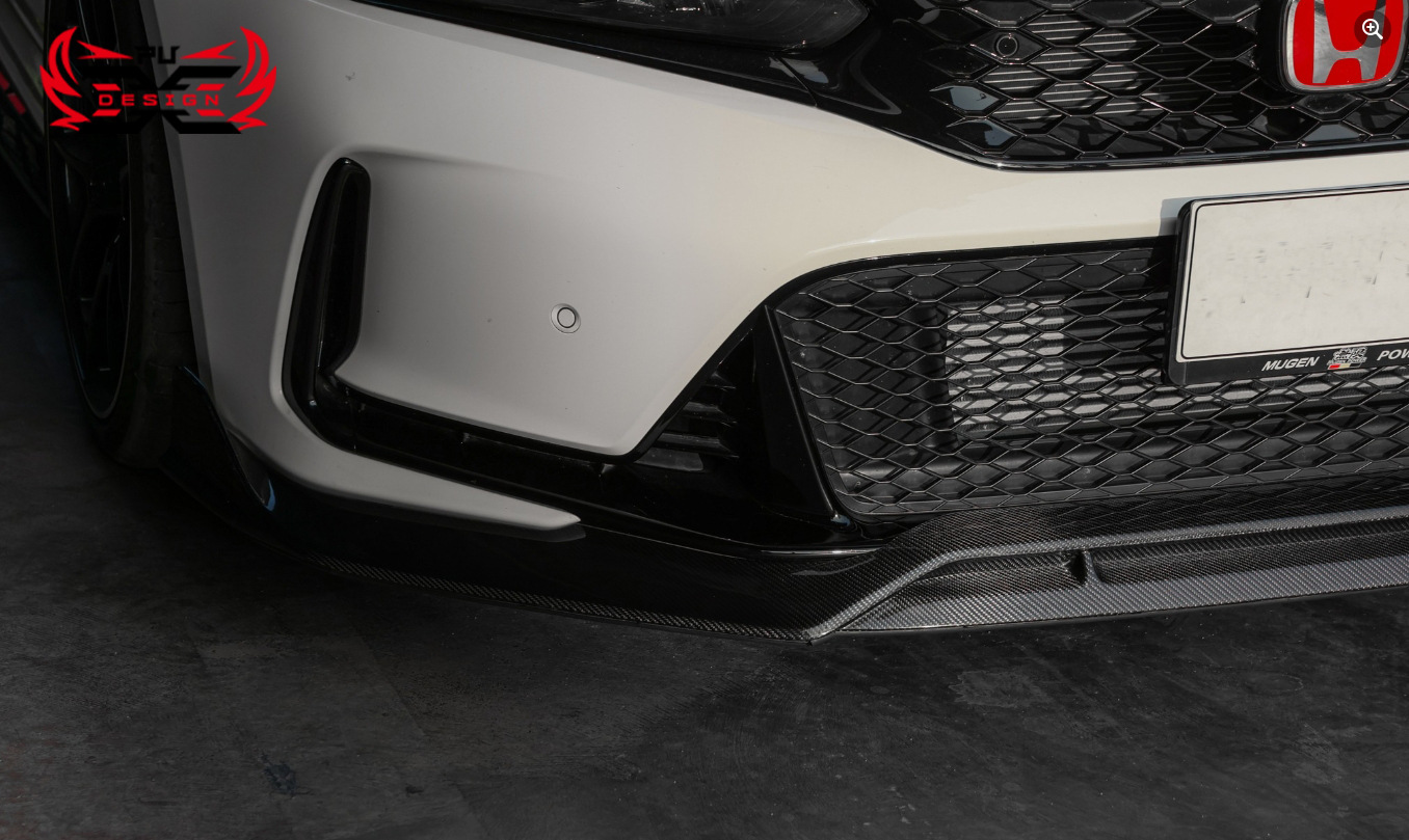 Suitable for Honda 11Th Generation Civic Fl5 Type R Modified Carbon Fiber Front Lip Modified Ad Style Front Bumper Front Spoiler