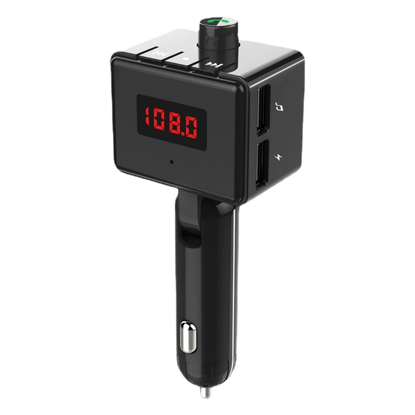 Новый автомобильный телефон громкой связи Bluetooth Автомобильное зарядное устройство Автомобильный Bluetooth MP3 Автомобильный FM-передатчик Автомобильный FM