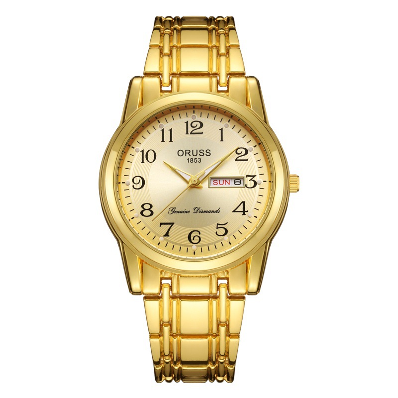 Pareja luminosa impermeable reloj de cuarzo movimiento automático luminoso impermeable calendario reloj hombre grande digital viejo reloj