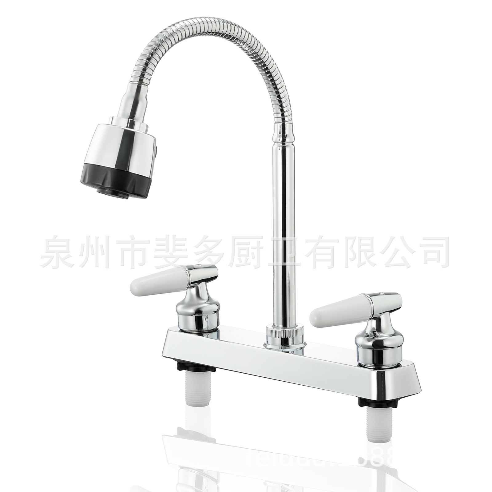 Cocina RV transfronteriza doble interfaz Amazon doble mango cocina 360 grados grifo giratorio