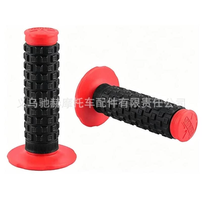 Motorcycle Handle Cover | Rubber Grip Cover Handlebar - cj-003-red