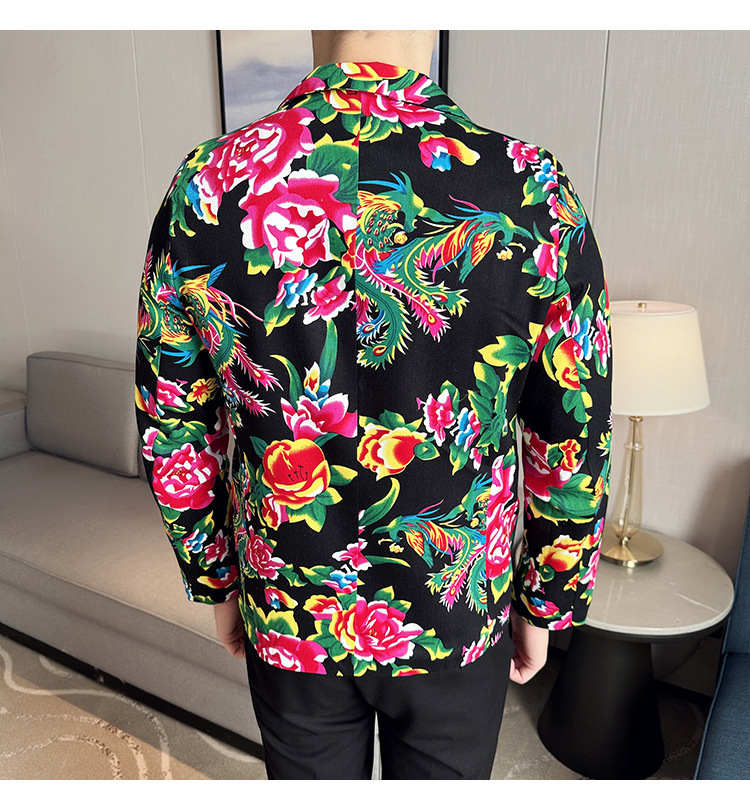 2024 primavera otoño nueva moda y ocio para hombres traje de flores grandes del noreste abrigo superior_voghion.com