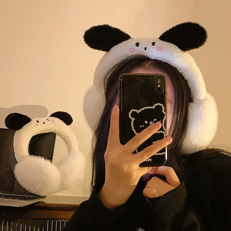 Согревающие наушники, мультфильмовый earmuffs, защита ушей