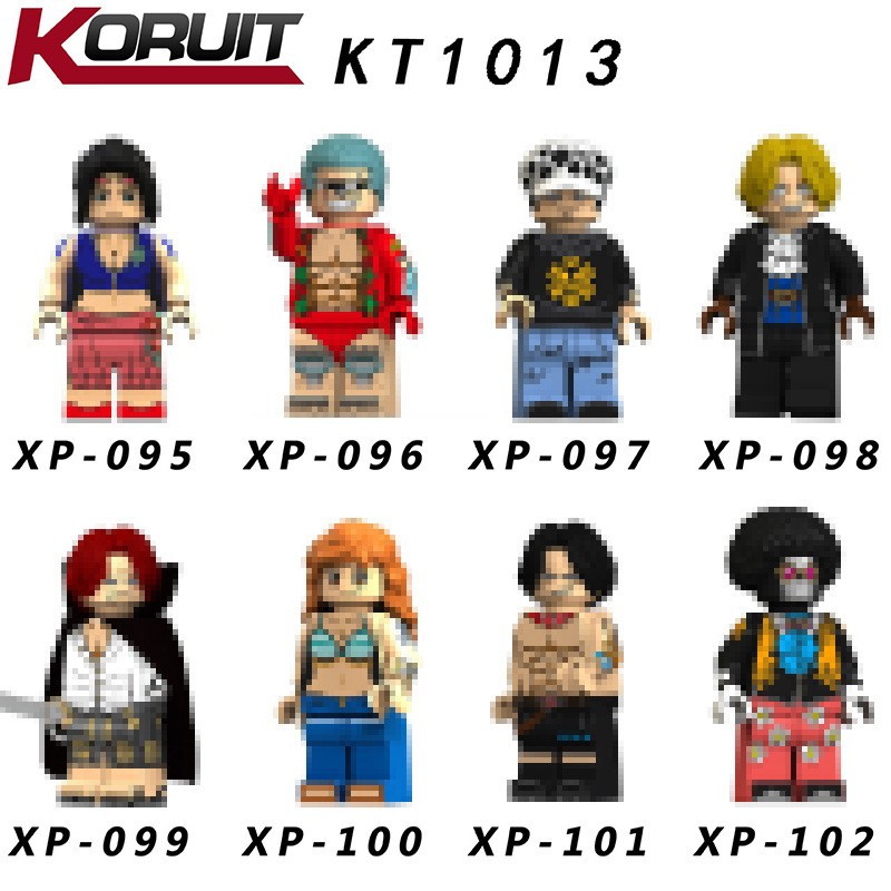 Core KT1013 аниме минифигурка собранные детские игрушки экспорт смешанная партия строительных блоков XP095-102