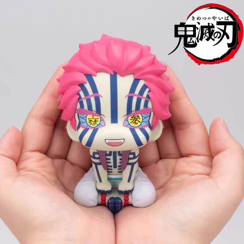 Demon Slayer: Kimetsu No Yaiba Hashibira Inosuke Head Movable Q Version Cute Figure Anime Peripheral