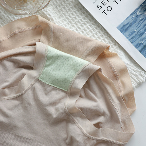 Spring and summer new tummy-controlling butt-lifting underwear for women, mugwort pure cotton crotch high-waist, traceless girly breathable women's briefs