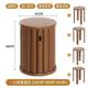 Imitation Solid Wood Stacked Coffee Table Household Multi-purpose Stacked Combination Restaurant Round Stool Dining Table Bench Dining Stool Chinese Style Stool