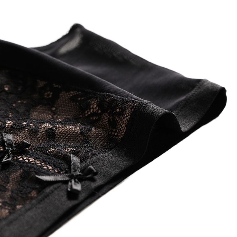 Costura de encaje francés vientre adelgazamiento ropa interior sexy entrepierna de algodón en forma de T transpirable posparto que forma el cuerpo de las mujeres que forma los pantalones