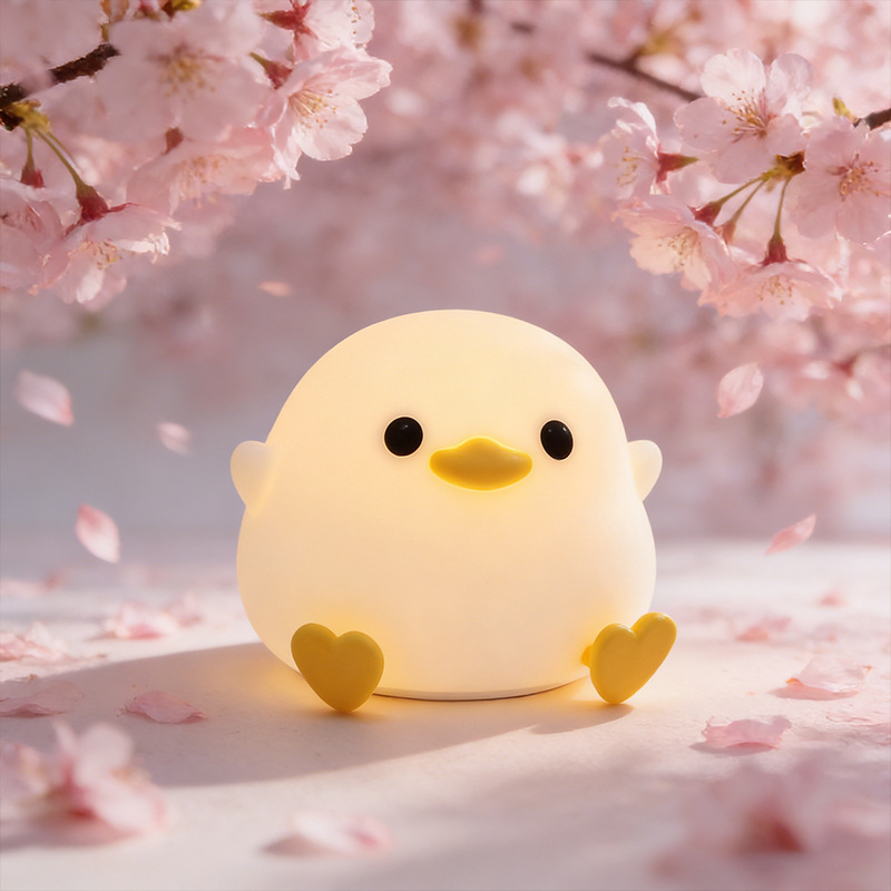 Cross-Border Popular Product: Doudou Duck Silicone Pat Light, Soft Light Eye-Protection Night Lamp, Bedside Lamp, Small Night Light Cross-Border Popular Product: Doudou Duck Silicone Pat Light, Soft Light Eye-Protection Night Lamp, Bedside Lamp, Small Night Light