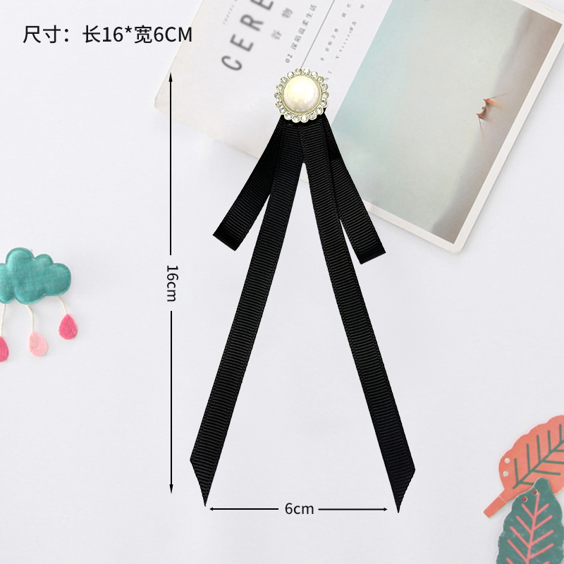 Pajarita para niños nuevo estilo niña estilo universitario flor de cuello color sólido mango largo jk uniforme de mujer cuello flor traje escolar tailandés accesorios