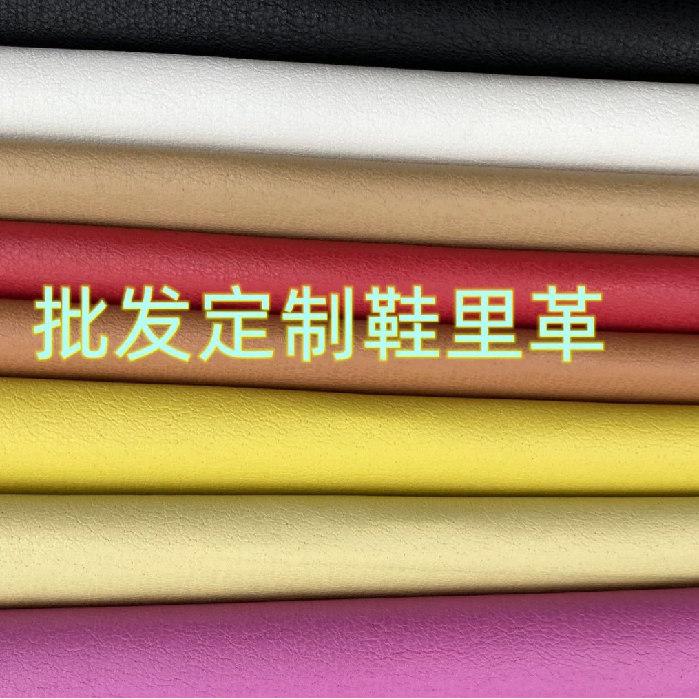 В наличии Мягкая имитация микрофибры Корова Голова свиной кожи Слой 0,6 Подушка для обуви Кожа Материал для обуви Ремесла Упаковка Кожа