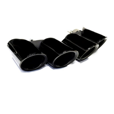 Exhaust pipe exhaust pipe modification round mouth - 18-24-years-gts-bright-black-mouth