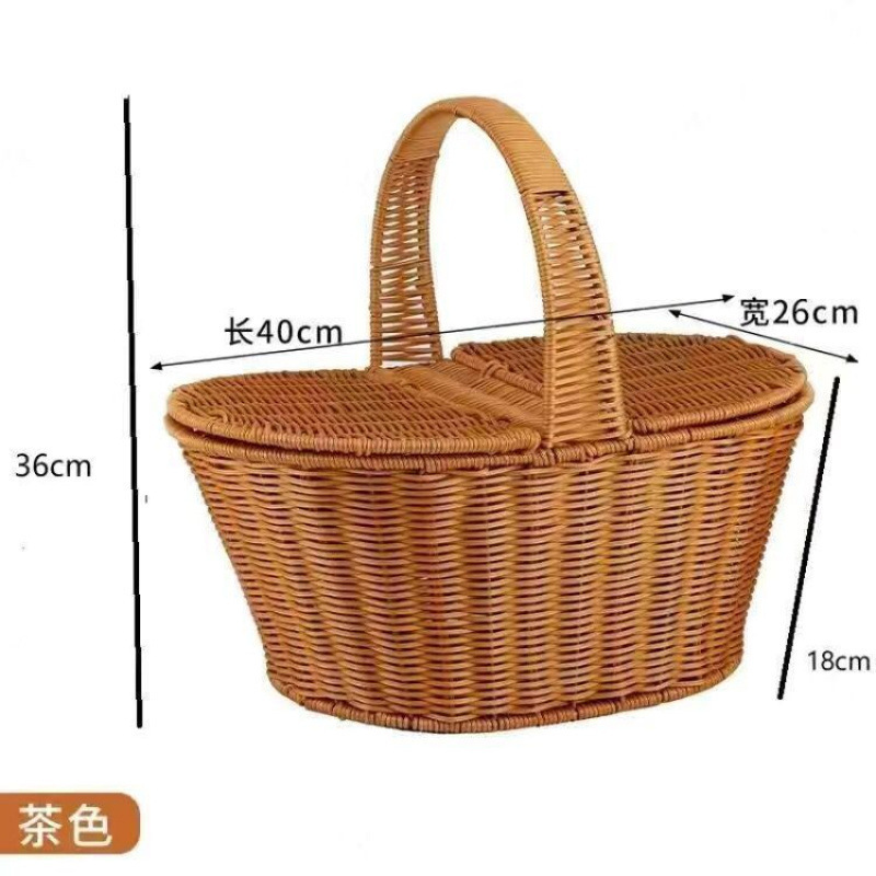 野菜のかごはピクニックの青を包んで買い物します。|undefined
