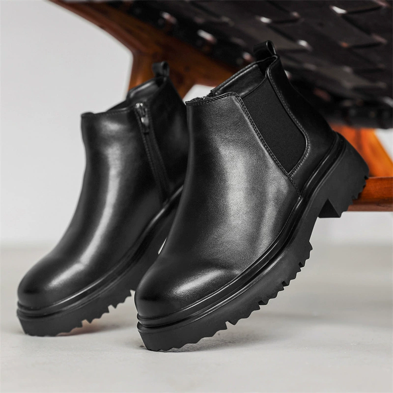 Martens, высокие демисезонные полусапоги на платформе, английский стиль, обувь, британский стиль