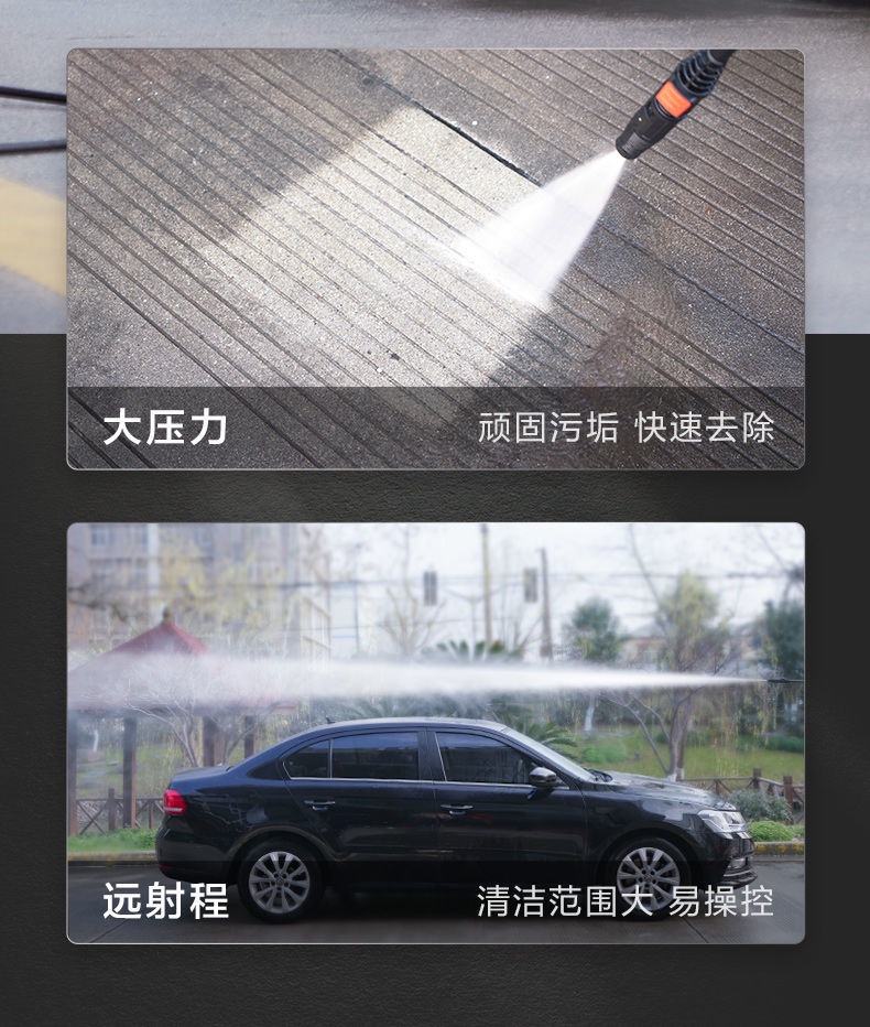 Yili 4421 2000W Brushless Induction Silent High Pressure Car Washer