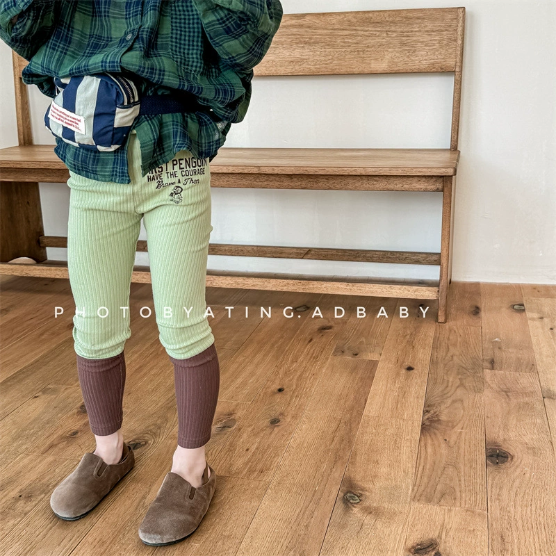 Весна-осень детские л leggings, штаны, детская одежда