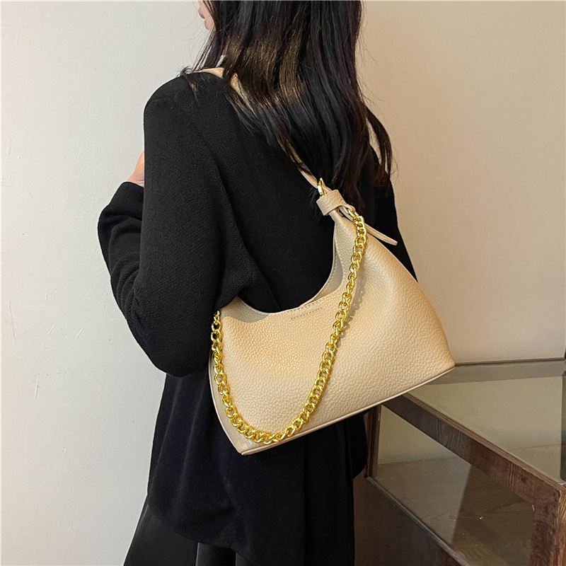 Minimally designed niche women's 2024 new winter underarm casual fashion commuting shoulder bag_voghion.com