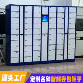 60门人脸识别密码刷卡指纹手机柜智能柜手机寄存储物存储箱柜